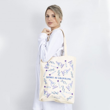 Cotton Tote Bag - Lab Tech