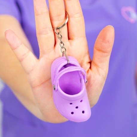 Zueco llavero lavanda