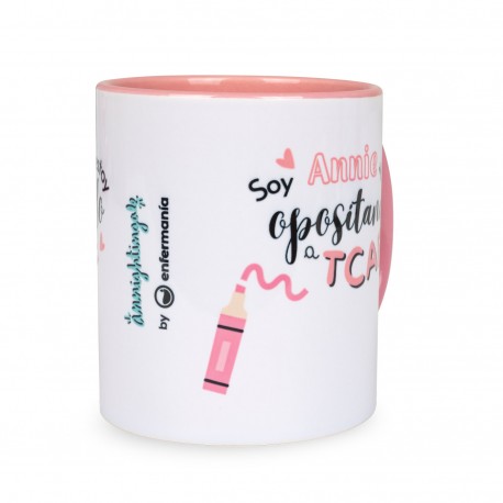 taza estampada opositando TCAE