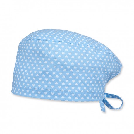 Short hair surgical  cap - hearts in...