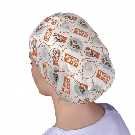 gorro quirúrgico pelo largo estampado BB-8