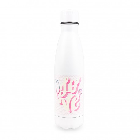 Botella acero estampada - Love