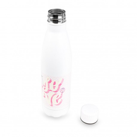 Botella acero estampada Love