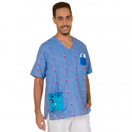 Unisex Microfiber Scrub Top - MEDICAL...