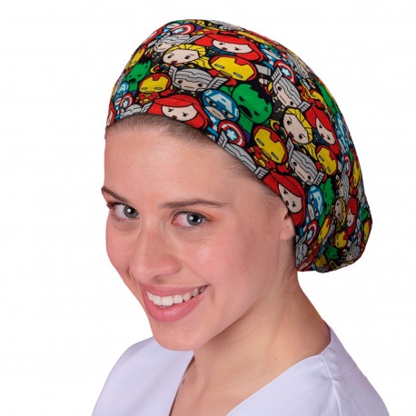 gorro para quirófano estampado