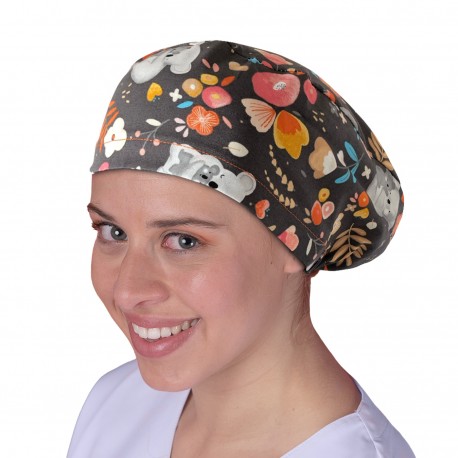gorro quirúrgico pelo largo