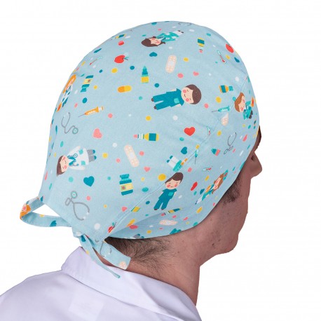 gorro quirófano pelo corto