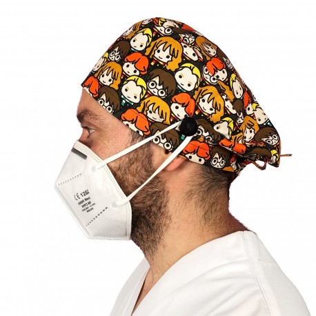 gorro sanitario personajes hogwarts