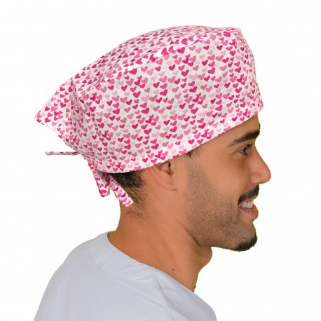 Short hair surgical cap - Hearts over...