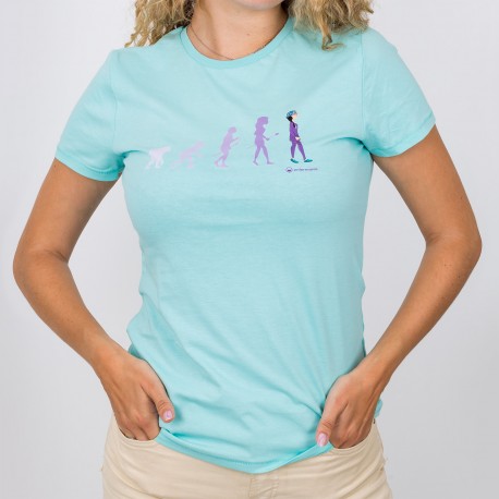 Woman's Eco Aqua T-shirt -...