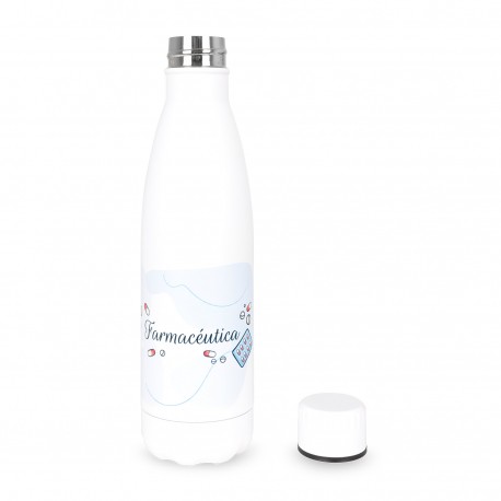 botella blanca térmica farmacia