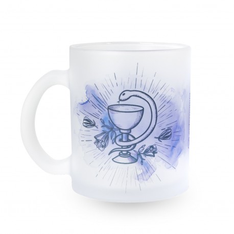 Frosted Glass Mug - Pharmacy Symbol |...