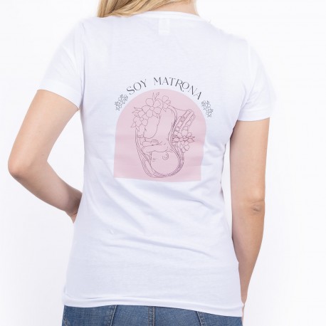 Camiseta blanca mujer - Soy...