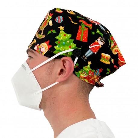 gorro quirúrgico cuento de navidad