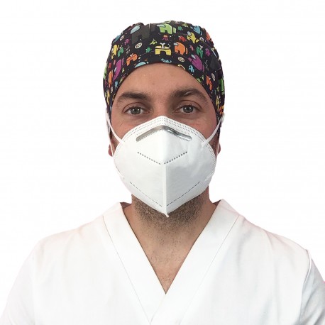 Short Hair Surgical Cap with buttons...