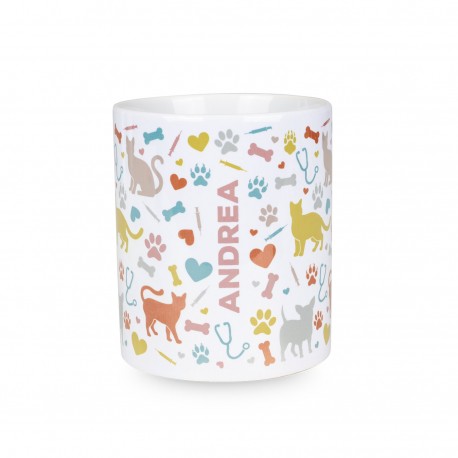 White Ceramic Mug - Veterinarians