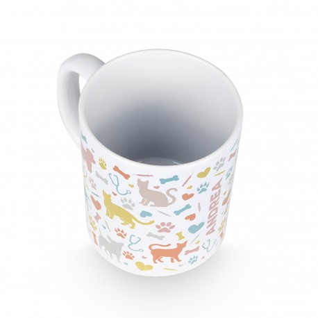 White Ceramic Mug - Veterinarians