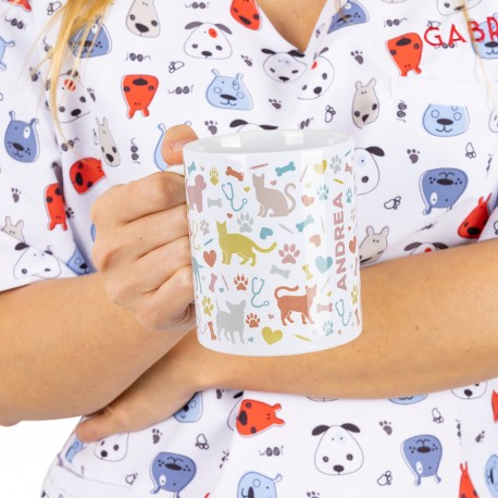 White Ceramic Mug - Veterinarians