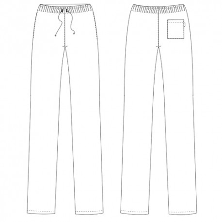 Microfiber Trousers - White