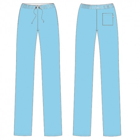 Microfiber Trousers - Turquoise