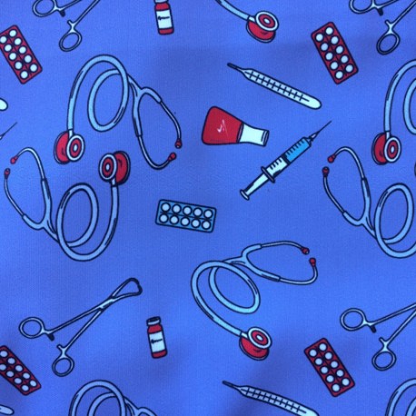 MICROFIBER TOP - MEDICAL SYMBOLS