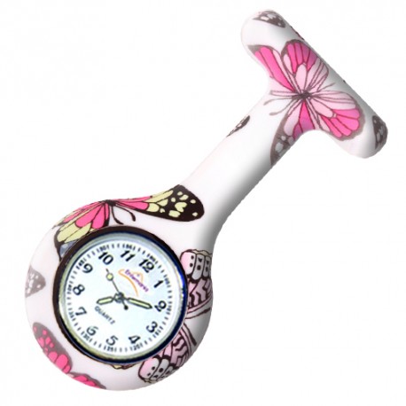 Nurses silicone Watch - Butterfly