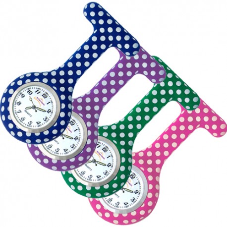 Nurses silicone Watch - Dotty