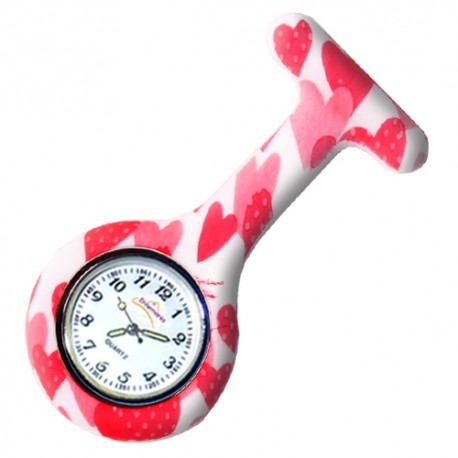 Nurses silicone Watch  - Morango