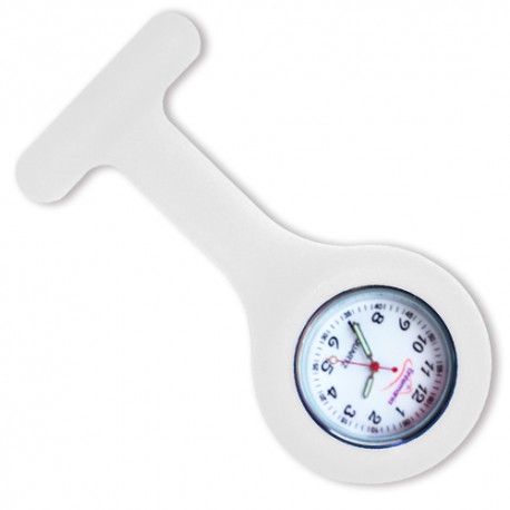 Nurses silicone Watch - White