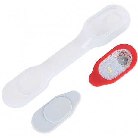 Flashlight magnetic silicone red