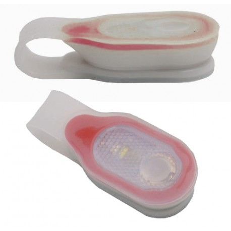 Flashlight magnetic silicone red