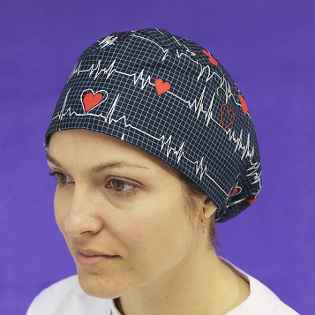 Long Hair Surgical Cap -...