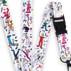lanyard estampado enfermera