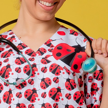 MICROFIBER TOP - LADYBUGS