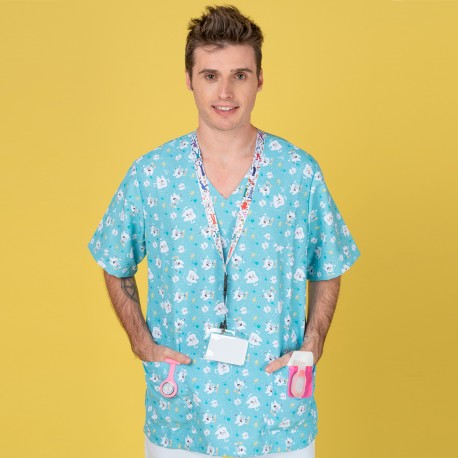 MICROFIBER TOP - TEETH