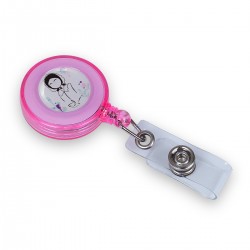 Retractable plastic clip...