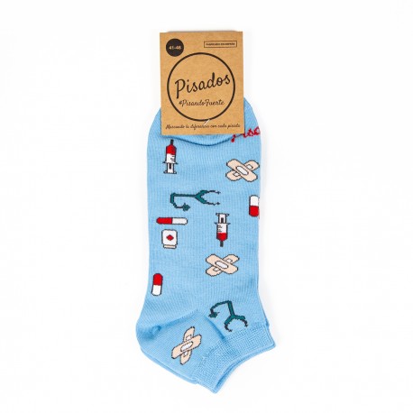 Printed Ankle Socks - Healthy Tools