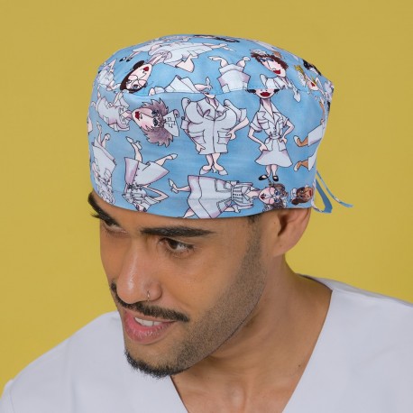 Gorro Pelo Corto - Blue Nurses