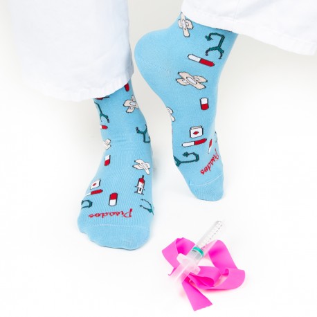 Printed Midcalf Socks - Healthy Tools