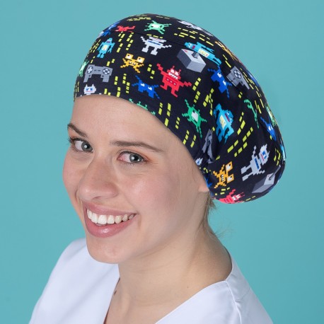 Long Hair Surgical Cap - Video games