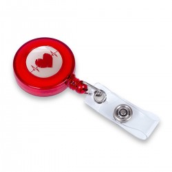 Retractable plastic clip...