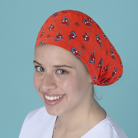 Gorro pelo largo - Spider naranja