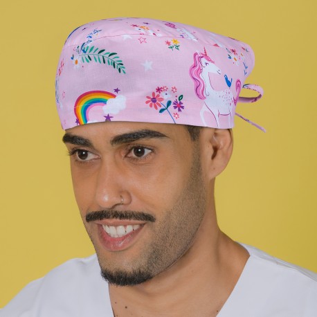 Gorro casquete - Unicornio Arcoíris