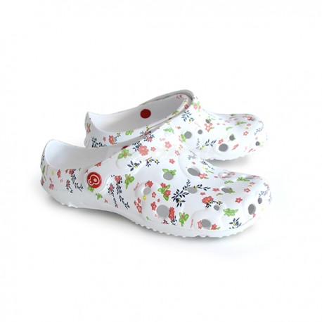 EVA Nursing Clogs - Spring Print