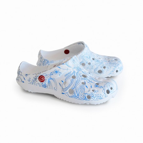 EVA Nursing Clogs - Mandala Print