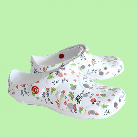 EVA Nursing Clogs - Spring Print