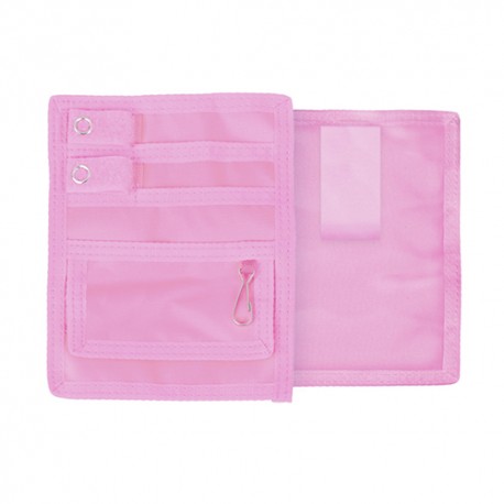 Organizer pocket with latch belt -...