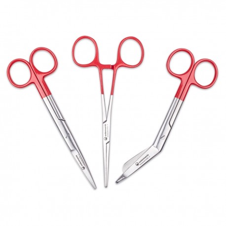 Trio Set Scissors - Red