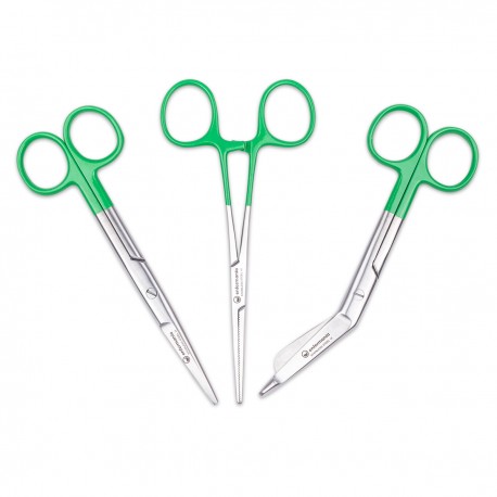 Trio Set Scissors - Lime