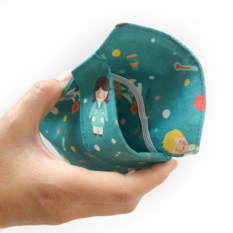 Turquoise Nurse Care Pocket Cover